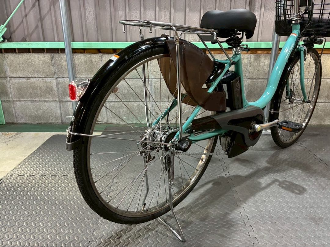№3711 電動自転車　ヤマハ　パスナチュラ 26インチ ミントグリーン