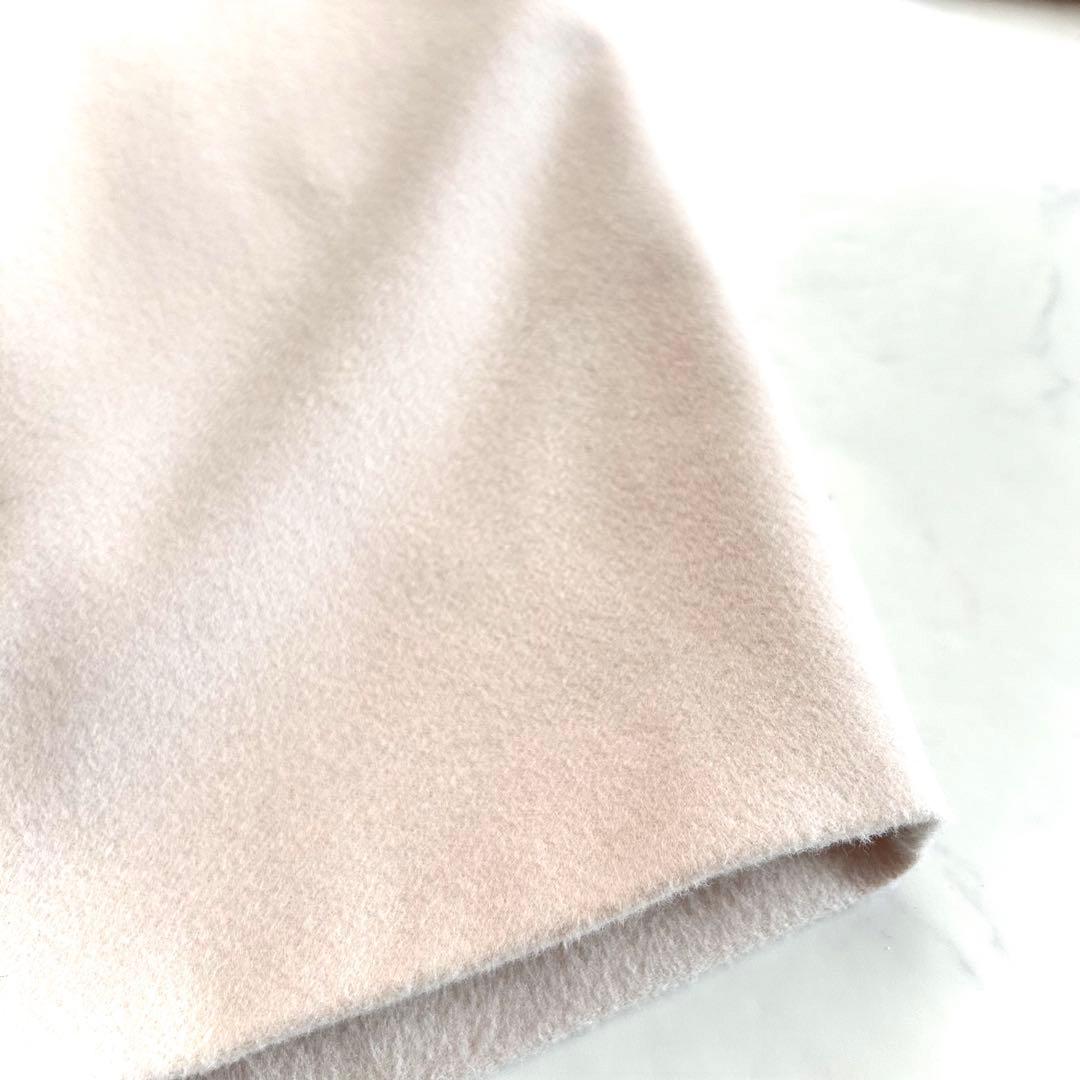 ま*ゃ様 近年 23区 ウールカシミヤ ビーバー フード付き ショートコート ベ