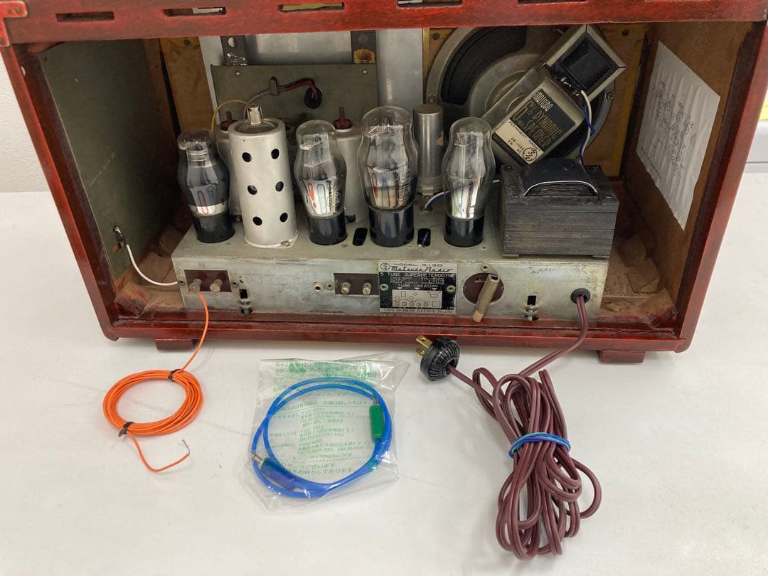 【稼働品✨】 Toshiba 東芝 マツダ　真空管ラジオ 昭和レトロ　激レア美品