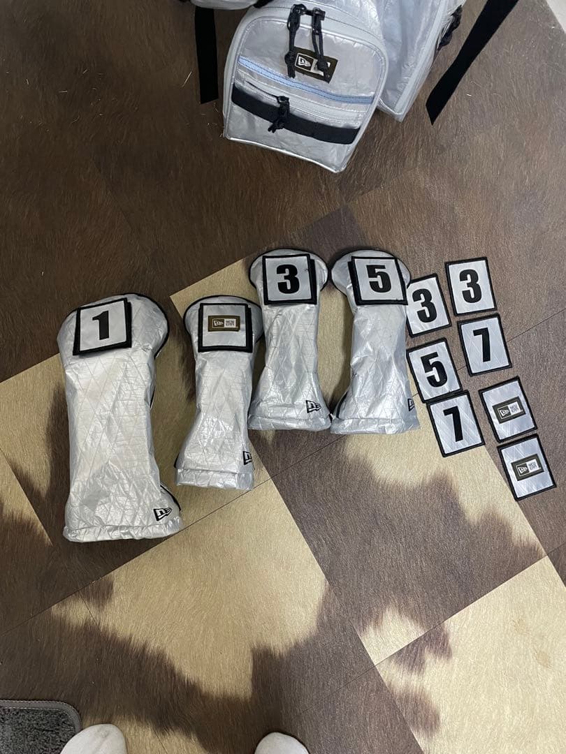 激レア　ニューエラ キャディバック ヘッドカバーフルコンボ