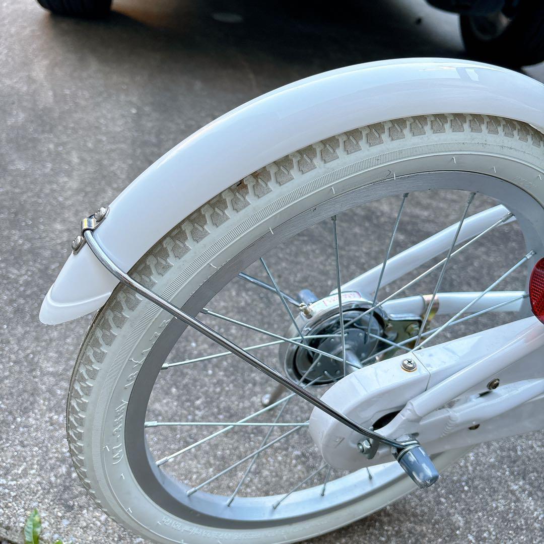 【大阪 直接引渡】子供用 自転車 18インチ 真っ白 アルトナ 廃盤商品 レア