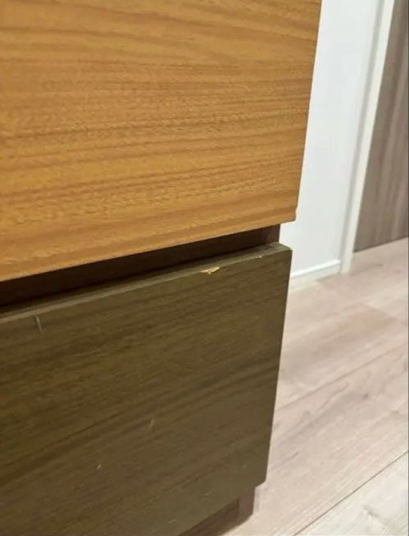 【送料込み✨】ニトリ　ハイチェスト　カレナ　80HC DBR 木目調家具