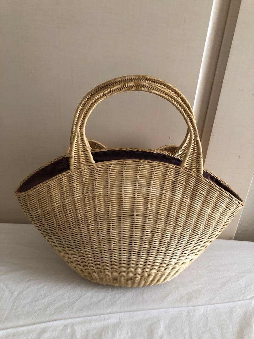 anatelier アナトリエ　リボン　かごバッグ