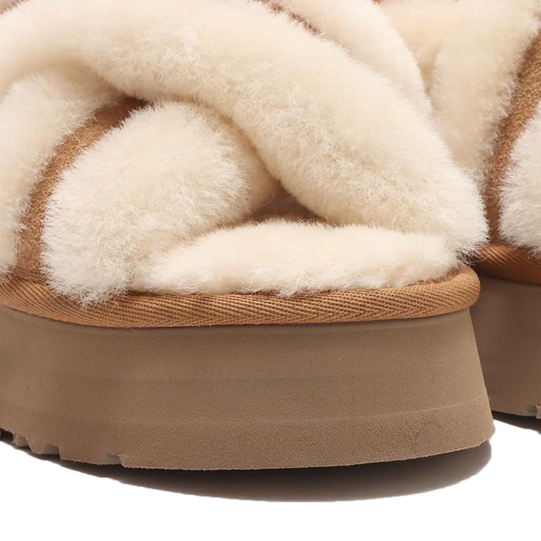 【美品】UGG アグW DISCO CROSS SLIDE サンダル 23cm