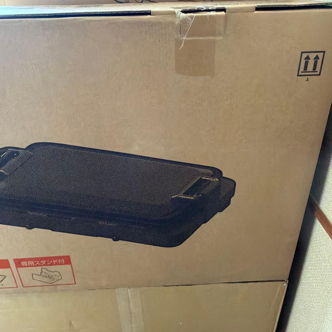 ホットプレート左右温調 WHPK-022-B ブラック (平面/たこ焼き+平面)