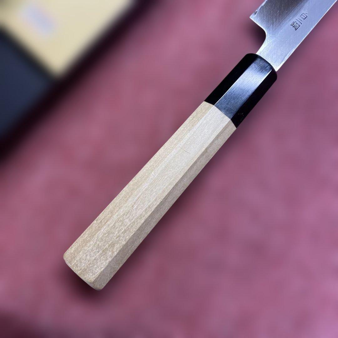 白ニ鋼　フグ引き包丁　270㎜　9寸