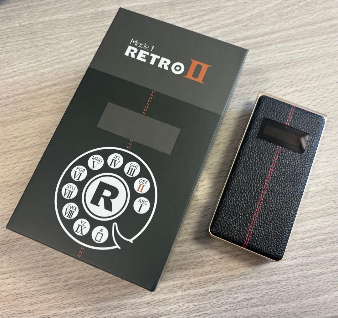 【極美品】Mode1 Retro II (MD-06P) ブラック SIMフリー