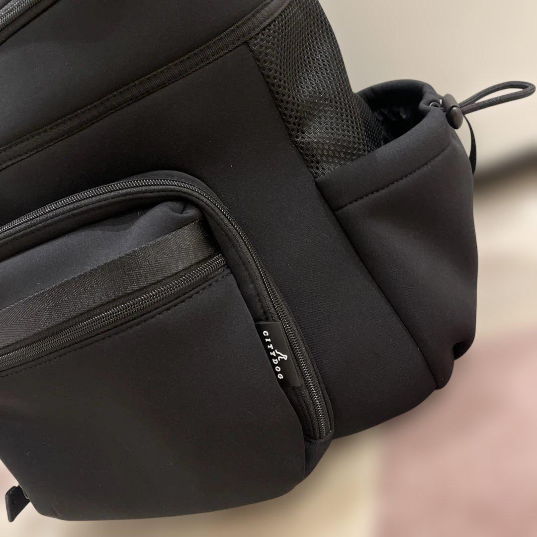 CITYDOG ネオプレーンバックパックキャリー　黒　Lサイズ