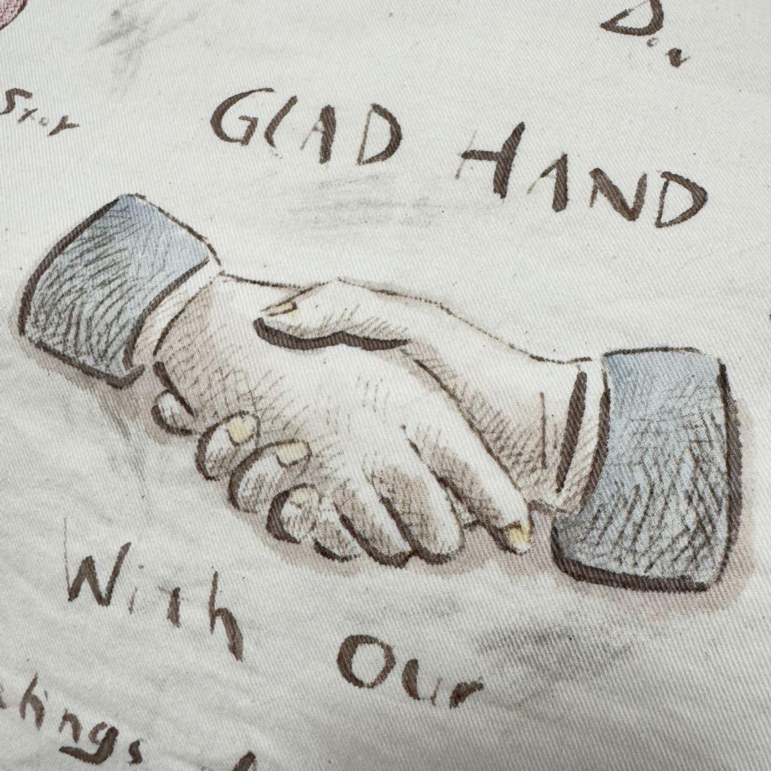 希少✨ グラッドハンド ハンドペイント ショルダーバッグ 大容量 A4可