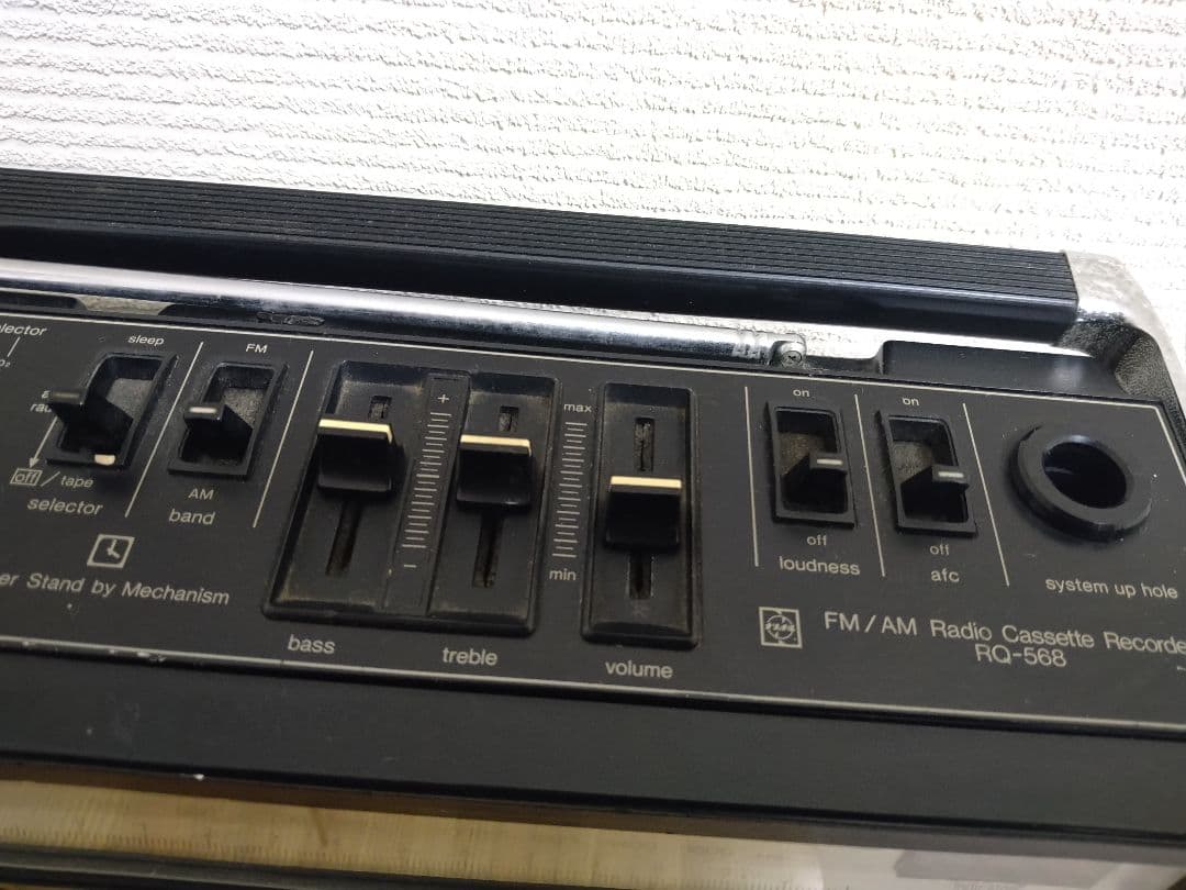 【昭和レトロ】ナショナル　ラジカセ　National　RQ-568