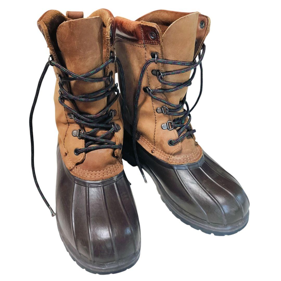 【希少】L.L.Bean ビーンブーツ Vibram レザーブーツ USA製