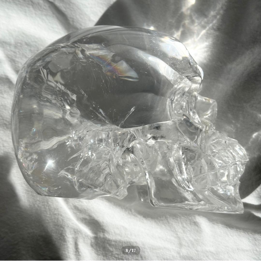 アイリス スカル 大【クリアクォーツ 水晶】クリスタル 1.9kg ブラジル産