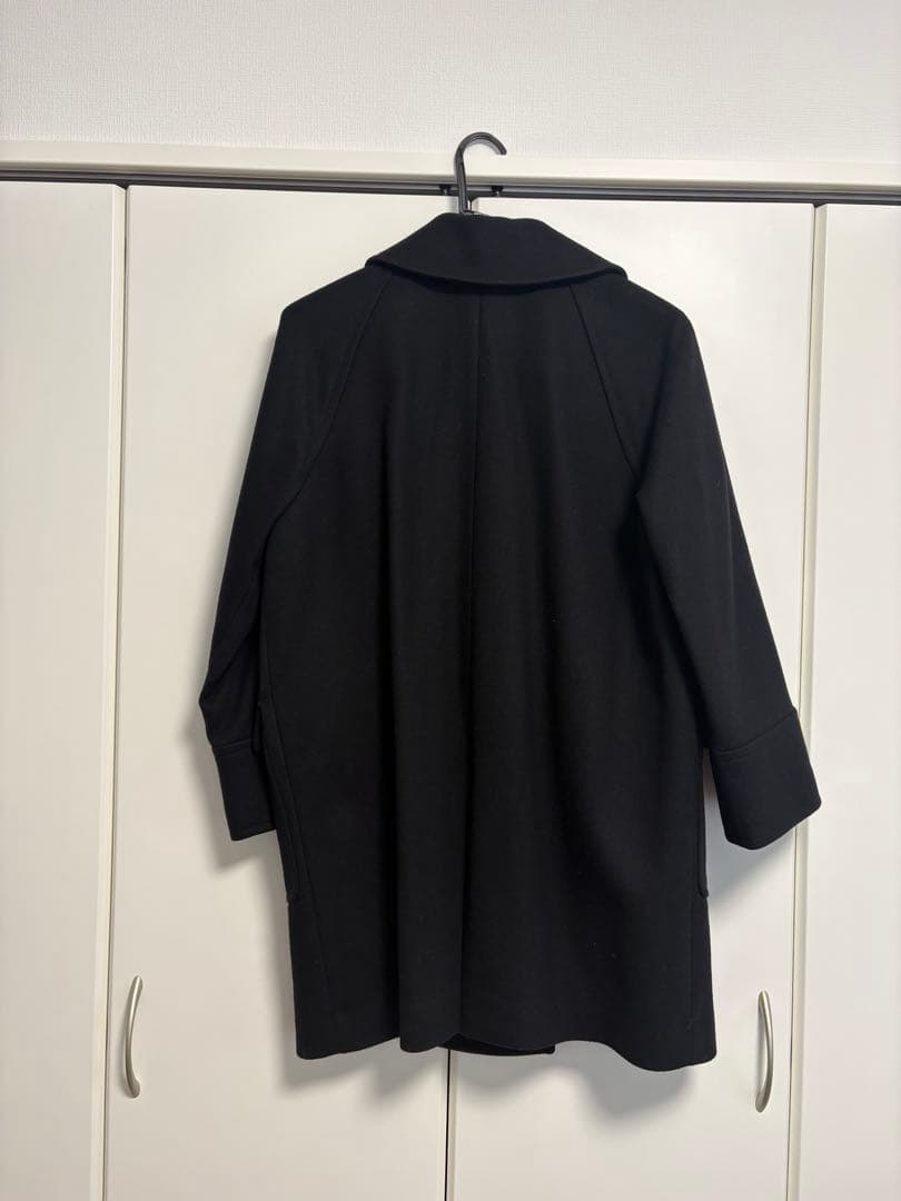 美品　Bellandi ミドルPコート　ブラック