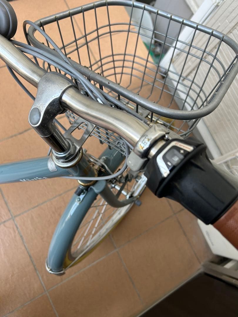 【直接引渡限定】子供用自転車22インチブルーグレー