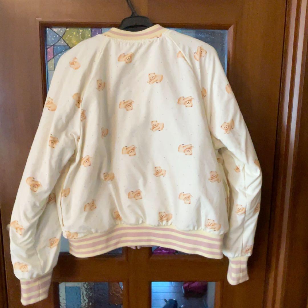 フランシュリッペ　スタジャン　ジャンパー　くま柄
