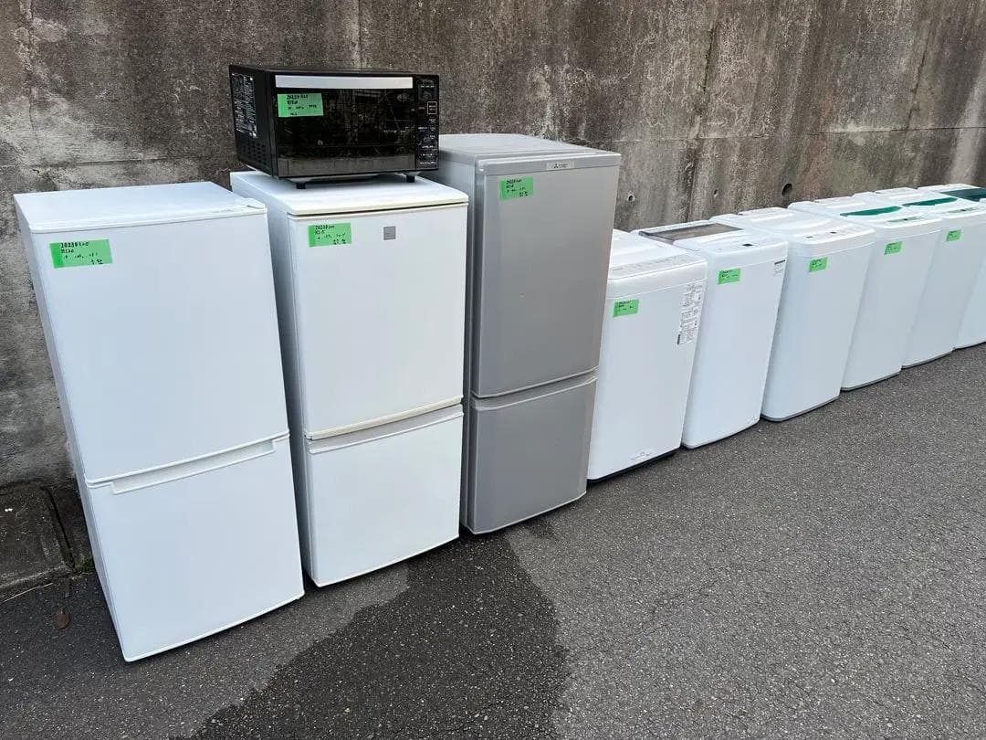 一人暮らし用 冷蔵庫、洗濯機、炊飯器、電子レンジ お任せ4点セット