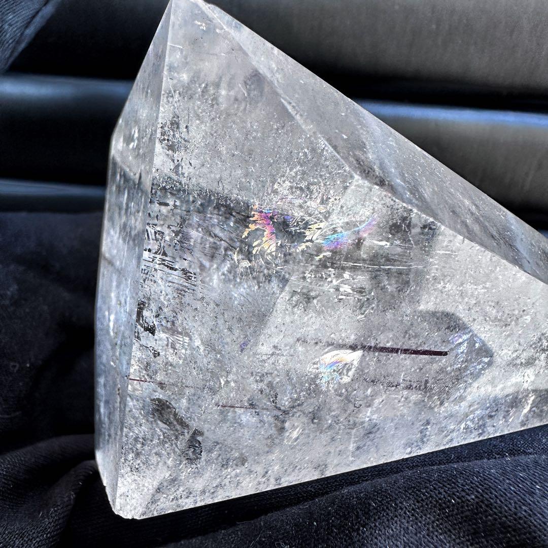 【金運】レインボー☆ヒマラヤ水晶レッドルチルクオーツフリーフォームA1177