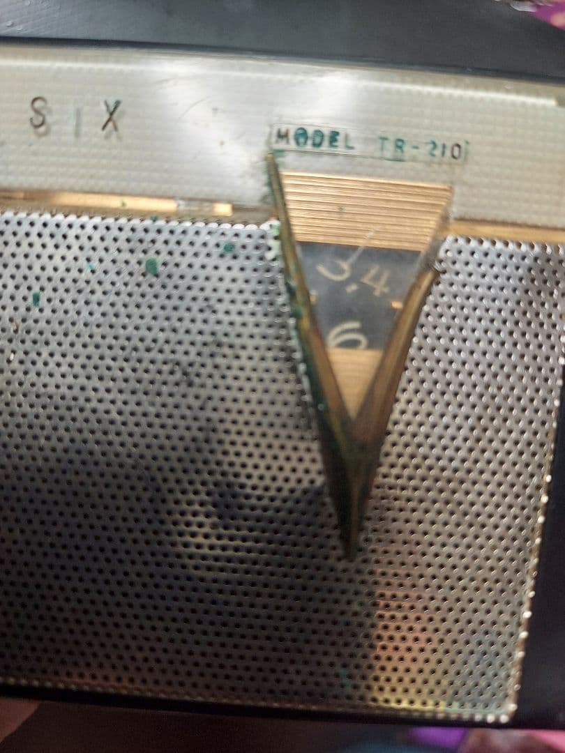 SHARP TRANSISTOR SIX MODEL TR-210 完動品