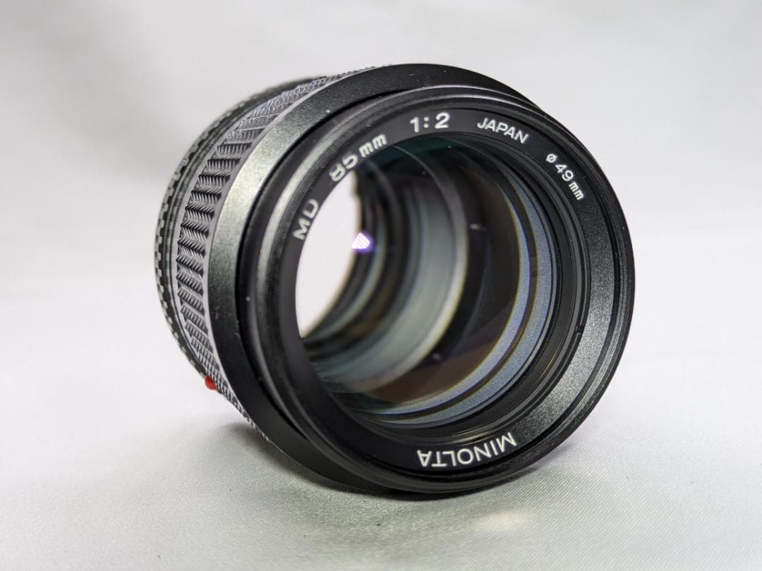 極美品 MINOLTA MD 85mm f/2 レンズ #284
