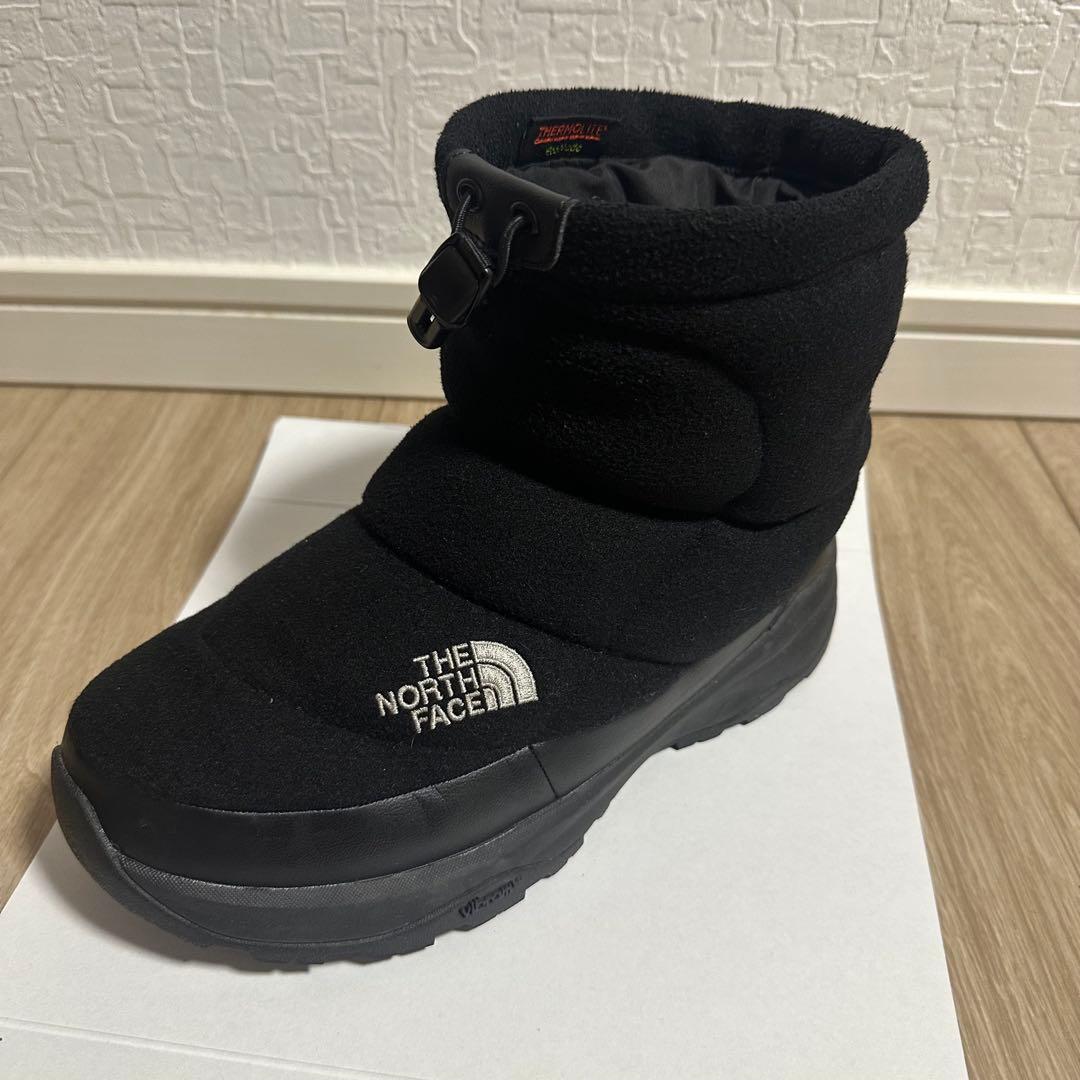 THE NORTH FACE ブラックブーツ 24cm ショート丈