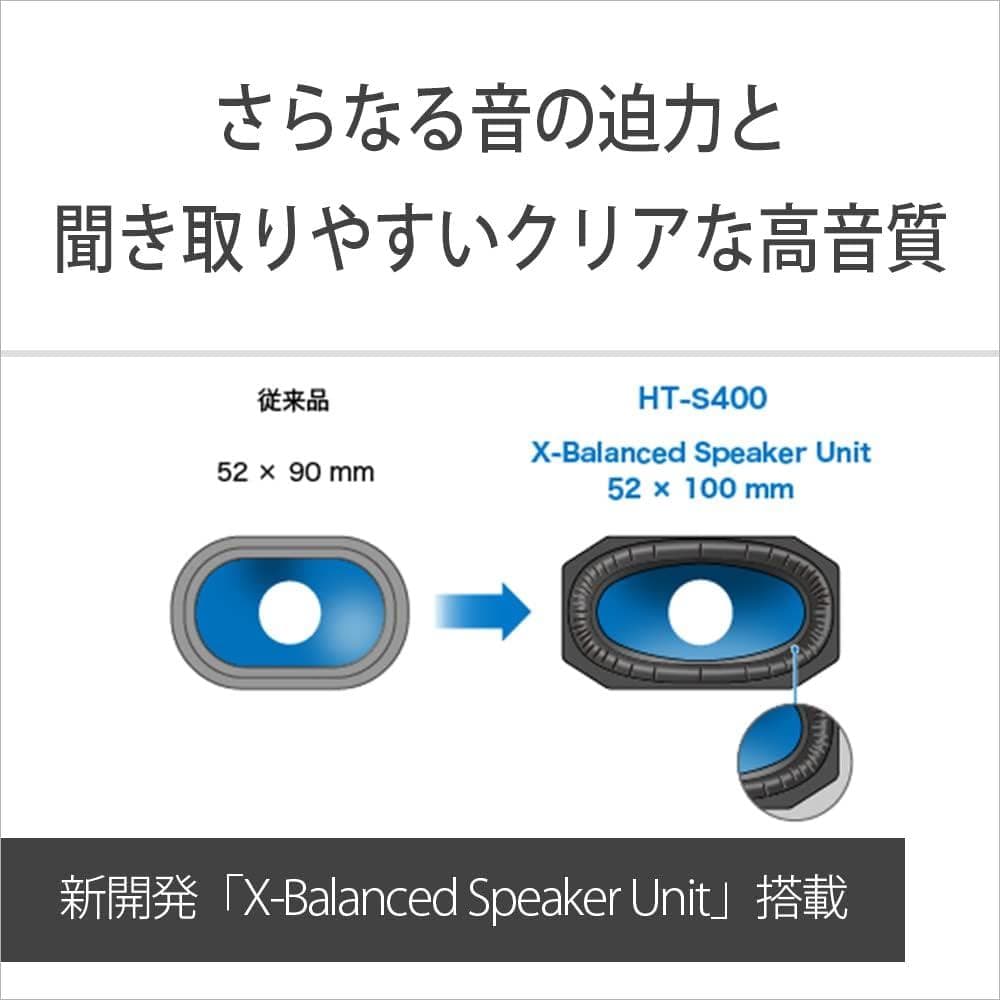 クマテツです。ソニー！高音質サウンドバー！HT-S400 260W