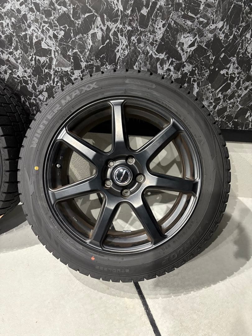 18インチ マットブラック ホイールセット