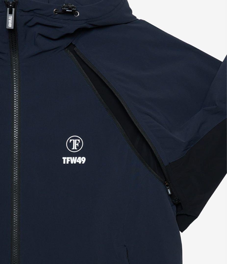 【新品・タグ付き】TFW49 ブルゾン ベスト 2WAY ネイビー Lサイズ