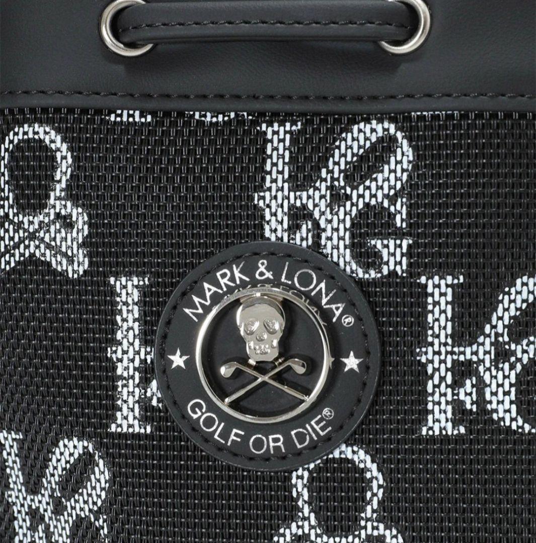 良品✦マークアンドロナ★25年春夏メッシュゴルフラウンドカートバッグ✦ブラック