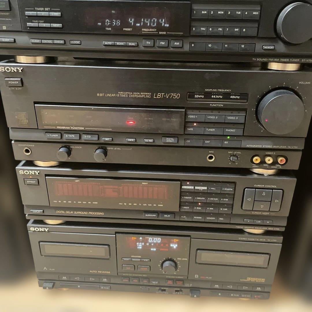 【直接取引手渡し限定】東京都豊島区　ジャンクSONY コンポ LBT-V750