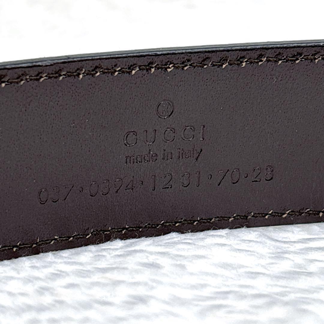 一級品✨GUCCI グッチ ホースビットベルト　シルバー金具　イタリア製