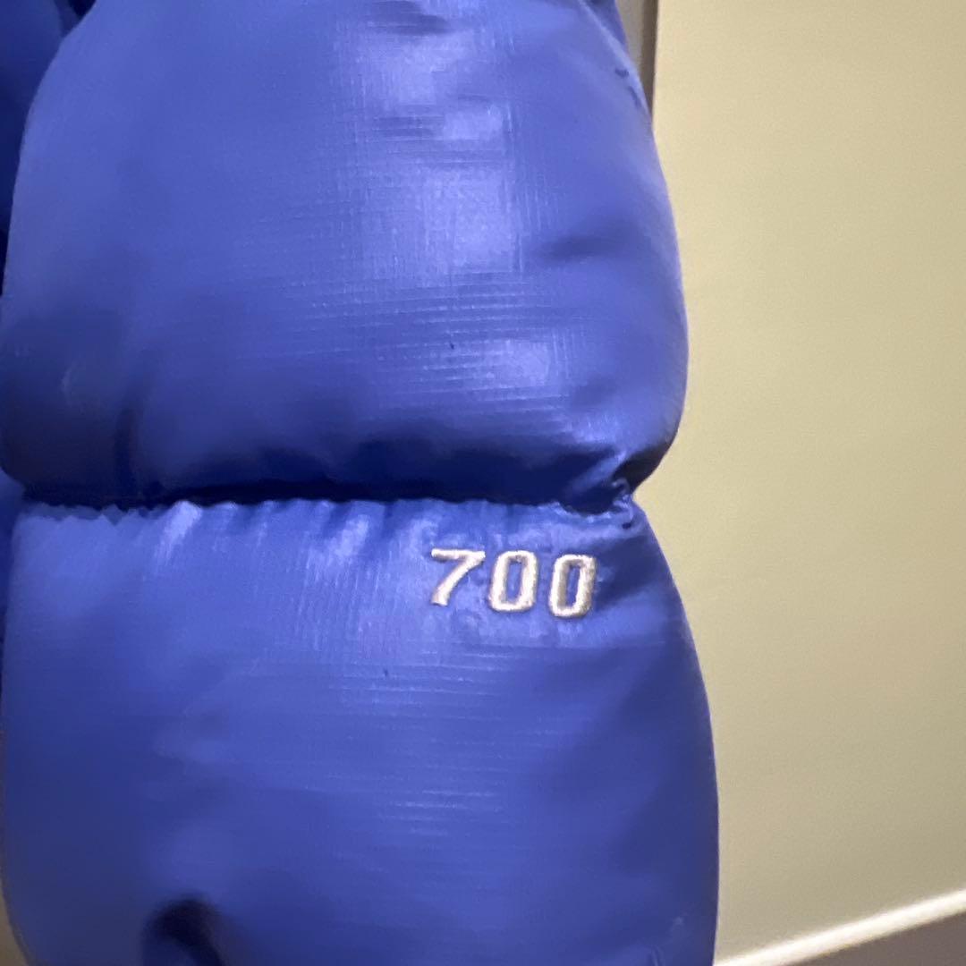 THE NORTH FACE ダウンジャケット 青黒 700 韓国ヌプシ