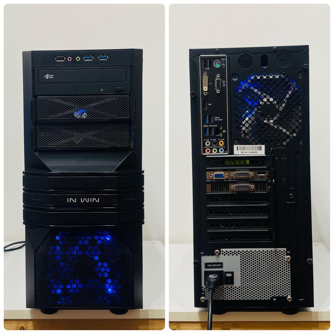 【ゲーミングPC】i7-4790 GTX750Ti HDD500GB 16GB