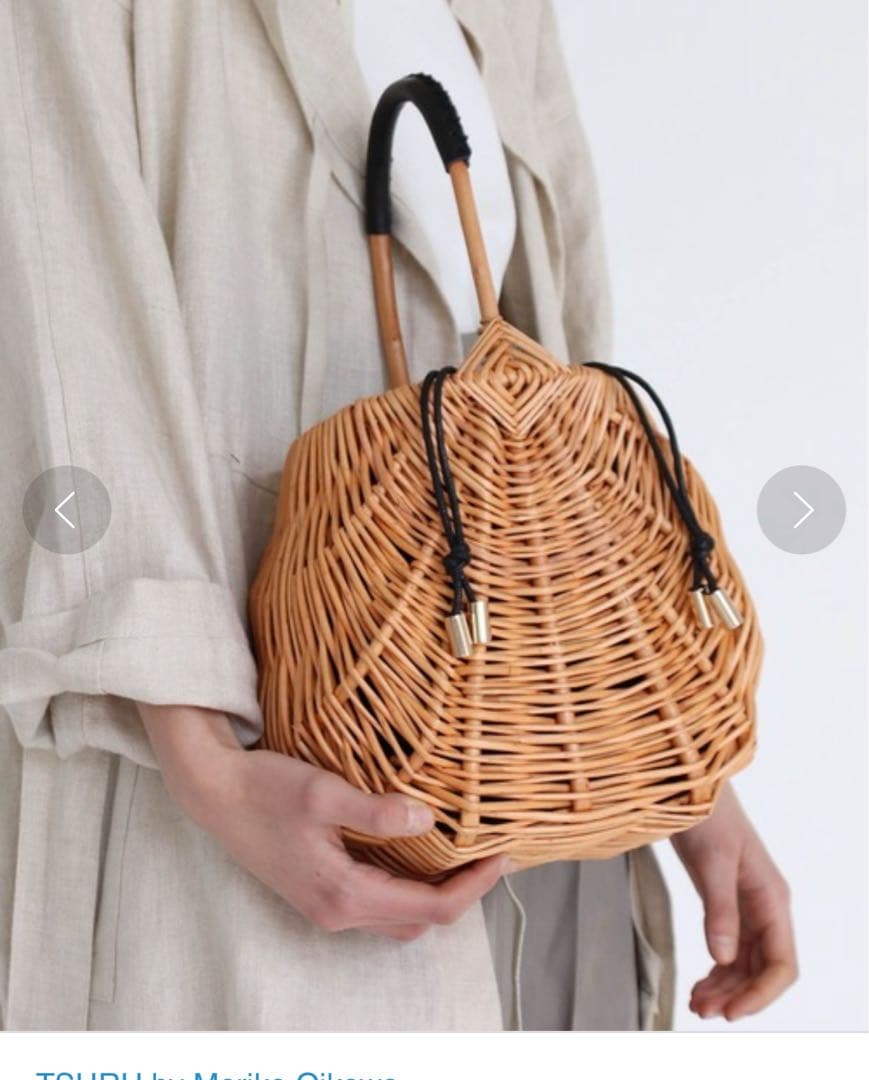 TSURU by MARIKO OIKAWA ツルバイマリコオイカワ かごバッグ