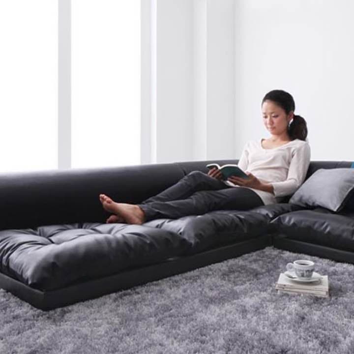 フロアコーナーソファ ロータイプ フロアソファ