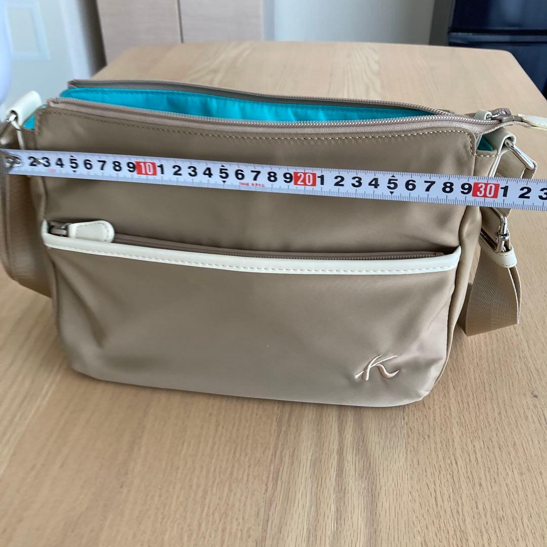 ⭐︎美品キタムラ Kitamura ナイロンショルダーバッグ ベージュ