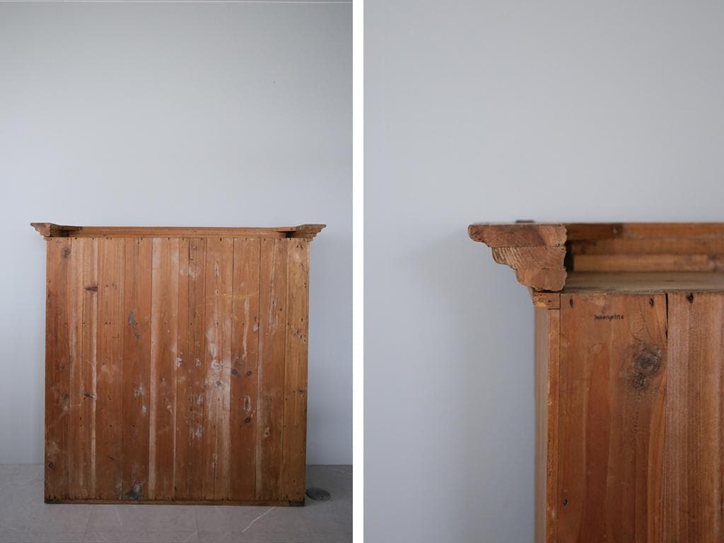 英国アンティーク木製ブックシェルフ/本棚/食器棚/飾り棚/ラック(88-81-2