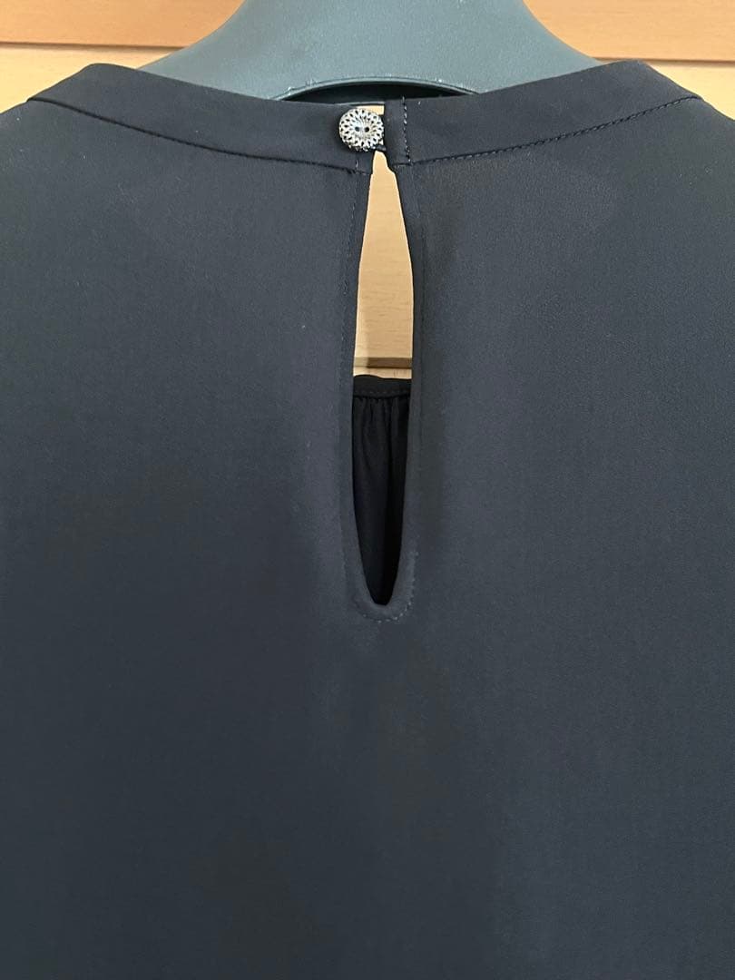 未使用品♡FOXEY Blouse \"Audrey Ribbon II\"ブラック