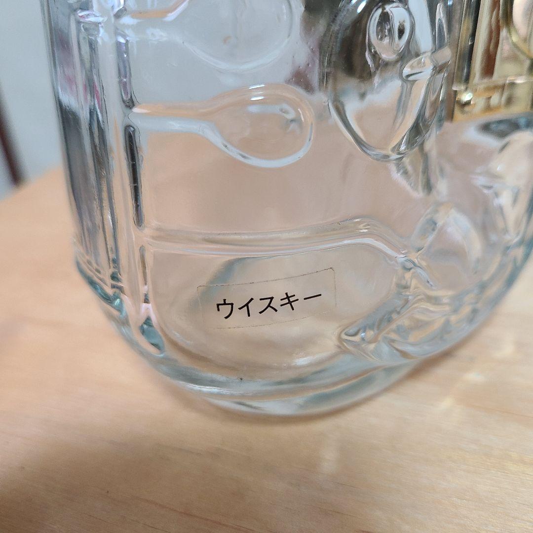 サクソフォン型ウイスキーボトル 600ml 43%　空瓶