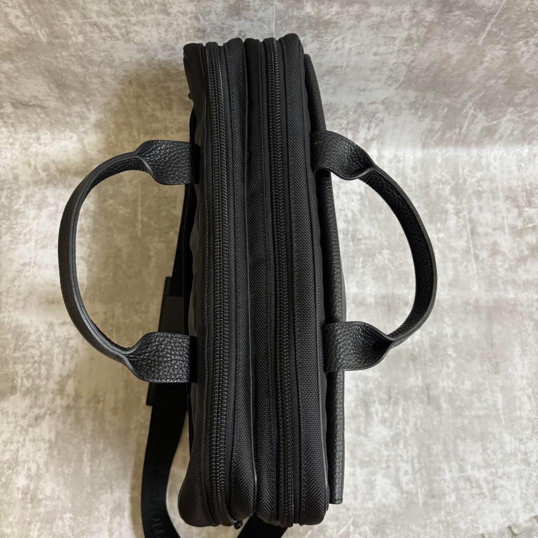 I36 エルメネジルドゼニア　ビジネスバッグ　ブリーフケース　2way 黒