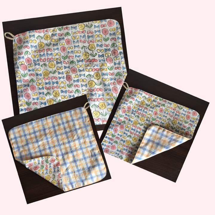 sample☺︎︎カゴ&マルチカバーのセット