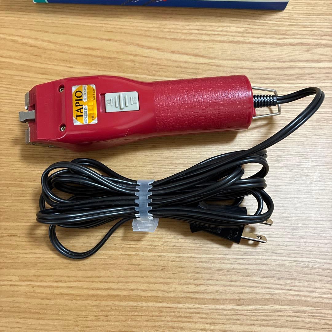 スピーディク　TAPIO SP-3 電動バリカン　ペットトリミング　レッド