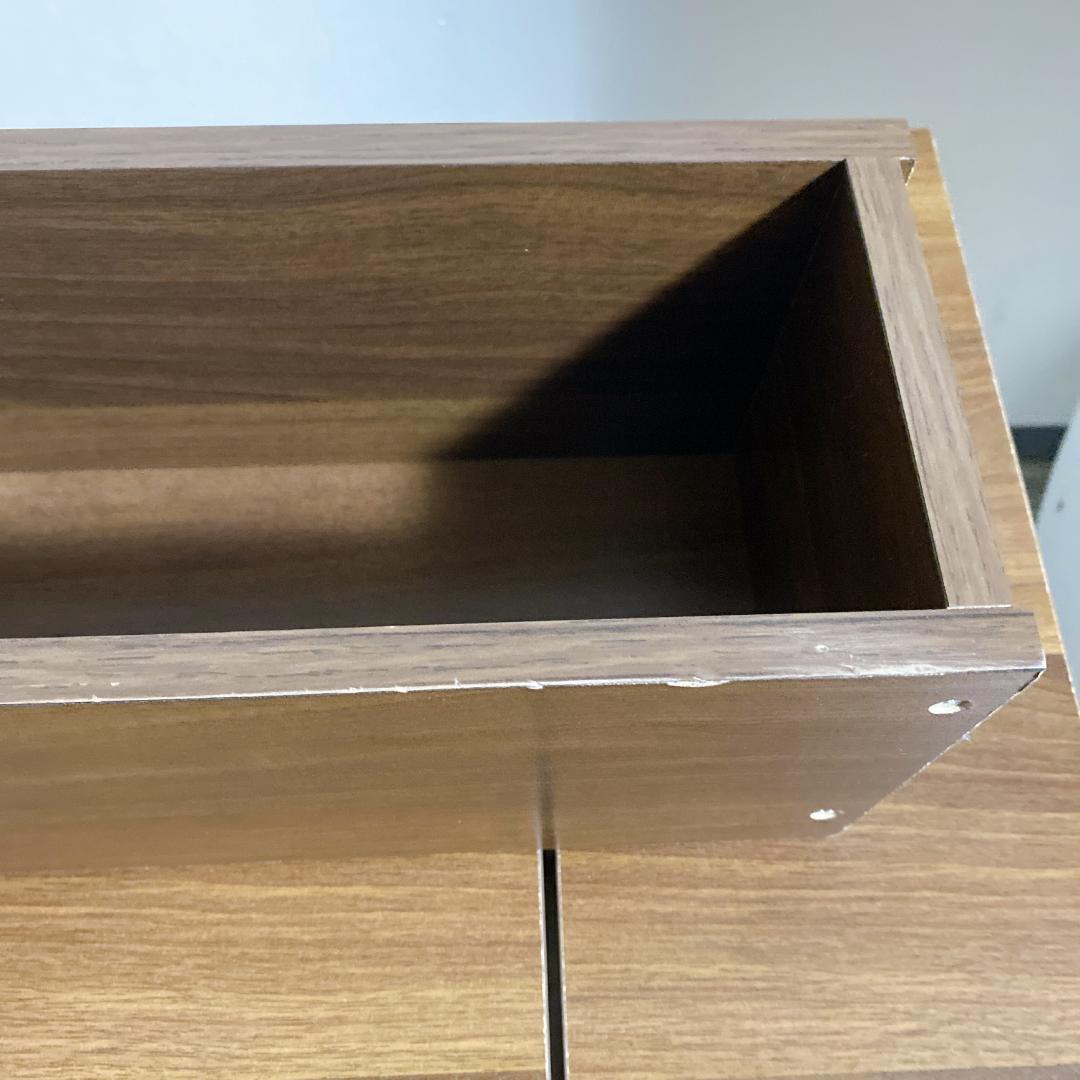 コンパクトドレッサー スツール付 鏡一面 シンプル モダン ダークブラウン