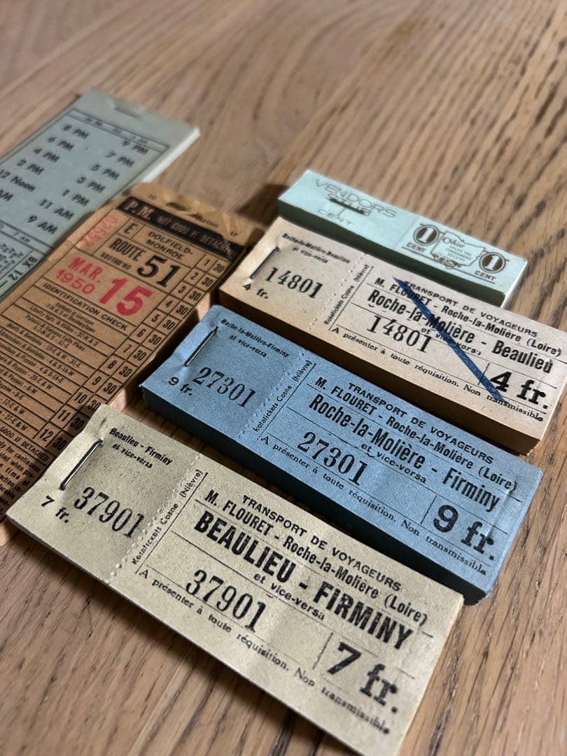 おまとめ　ブロックチケット　6冊 セット② セット③