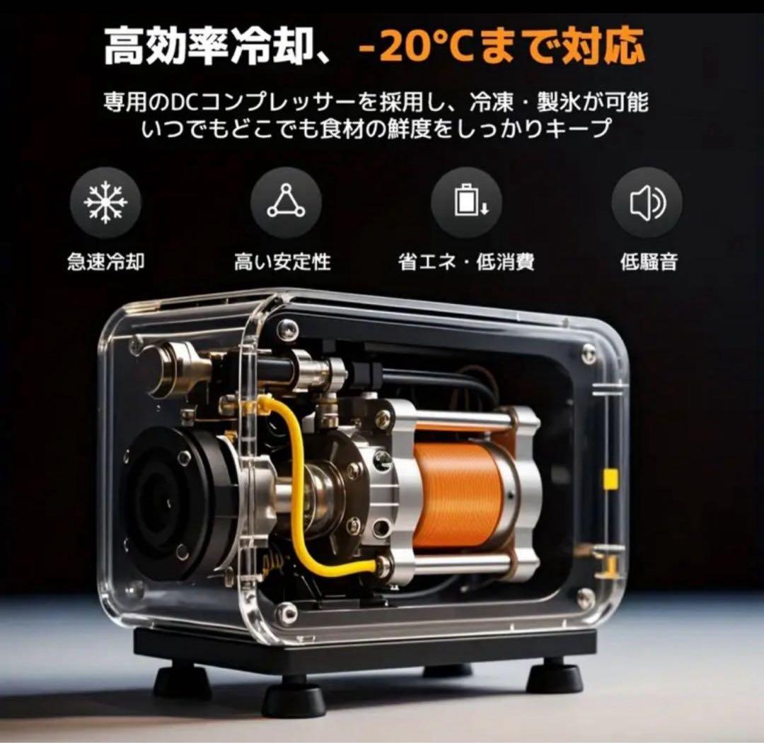 LVYUAN ポータブル冷蔵庫 40L 車載冷蔵庫