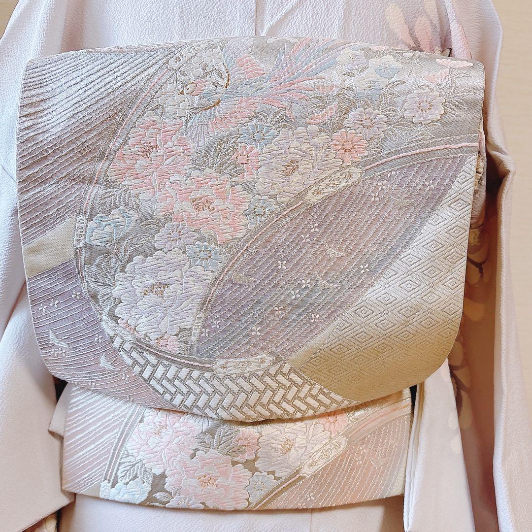 新品　正絹　訪問着　フルセット　裄68 卒業式　入学式　M L