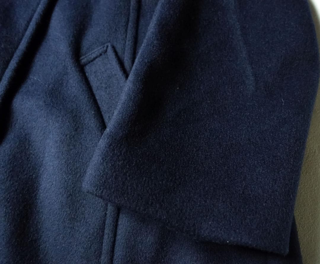 2024 B.C STOCK☆Wビーバーテントライントレンチコート F ネイビー