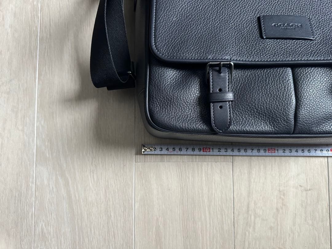 coach コーチ　ビジネスバッグ　紺色　ネイビー　美品　格安