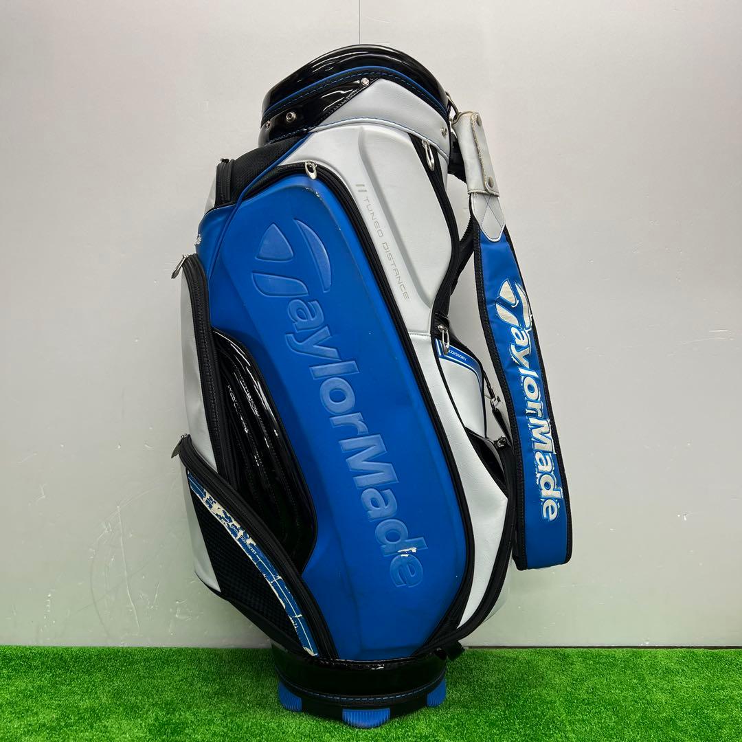 テーラーメイド　Taylormade キャディバック　9インチ　ブルー　中古