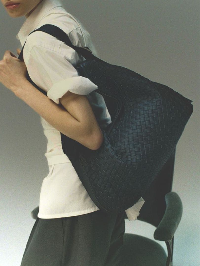 バッグ Llife COW LEATHER MESH BAG