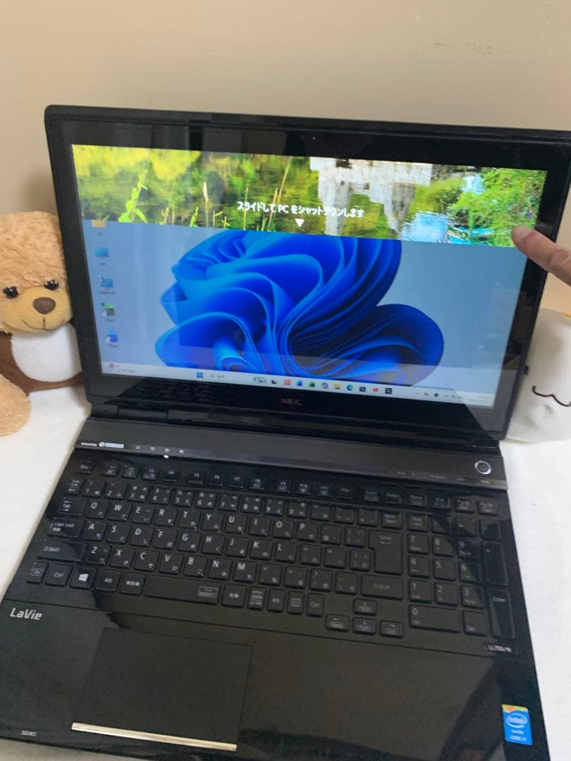 NECタッチパパネルi7/16/SSD512新品office2024